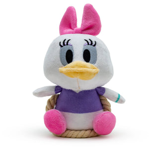 Disney Daisy Duck Chibi Plush Squeaky Rope Dog Toy