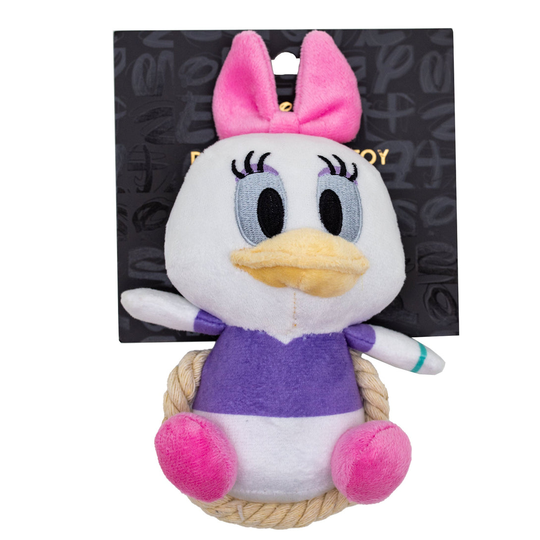 Disney Daisy Duck Chibi Plush Squeaky Rope Dog Toy – Dog Toys by Buckle - Down