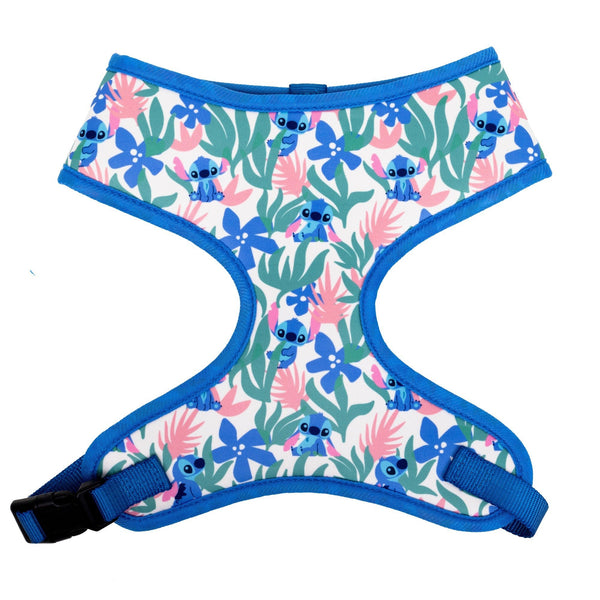 Disney Lilo & Stitch Stitch and Tropical Flowers Comfort Dog Harness – Dog Harnesses by Buckle - Down