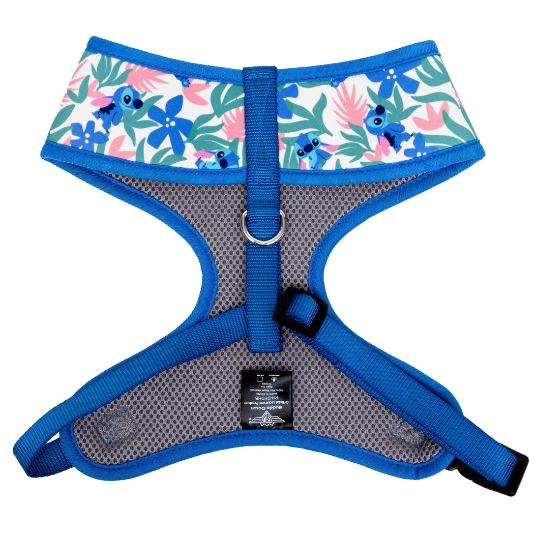 Disney Lilo & Stitch Stitch and Tropical Flowers Comfort Dog Harness – Dog Harnesses by Buckle - Down