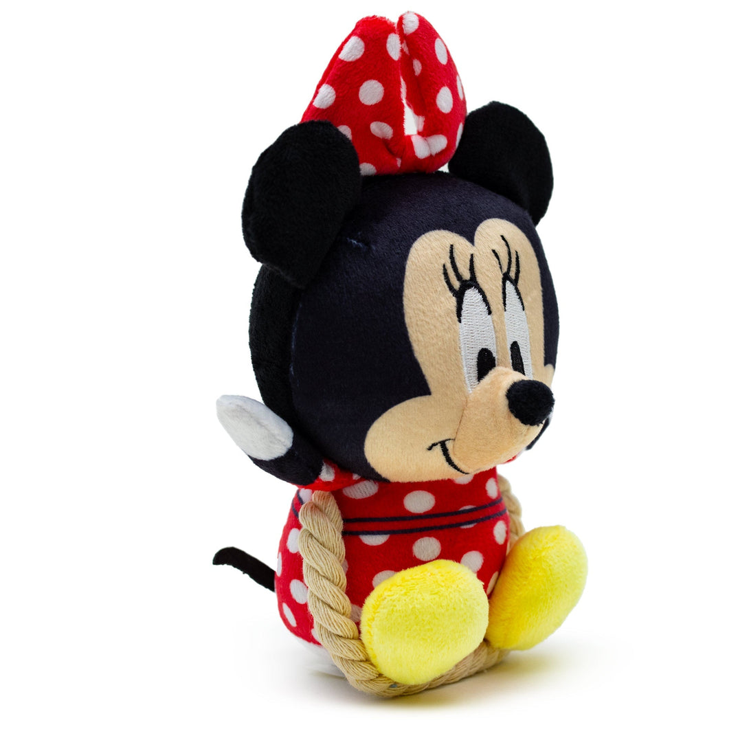 Disney Minnie Mouse Chibi Plush Squeaky Rope Dog Toy – Dog Toys by Buckle - Down