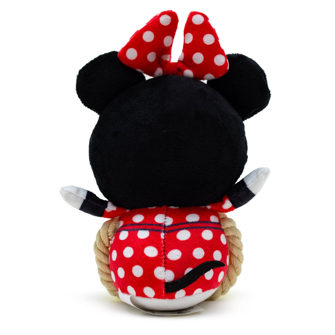 Disney Minnie Mouse Chibi Plush Squeaky Rope Dog Toy – Dog Toys by Buckle - Down