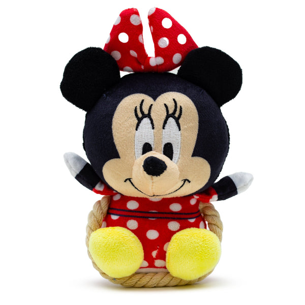 Disney Minnie Mouse Chibi Plush Squeaky Rope Dog Toy – Dog Toys by Buckle - Down