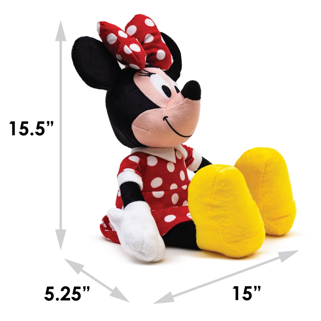 Disney Minnie Mouse Smiling Plush Squeaky Dog Toy – Dog Toys by Buckle - Down
