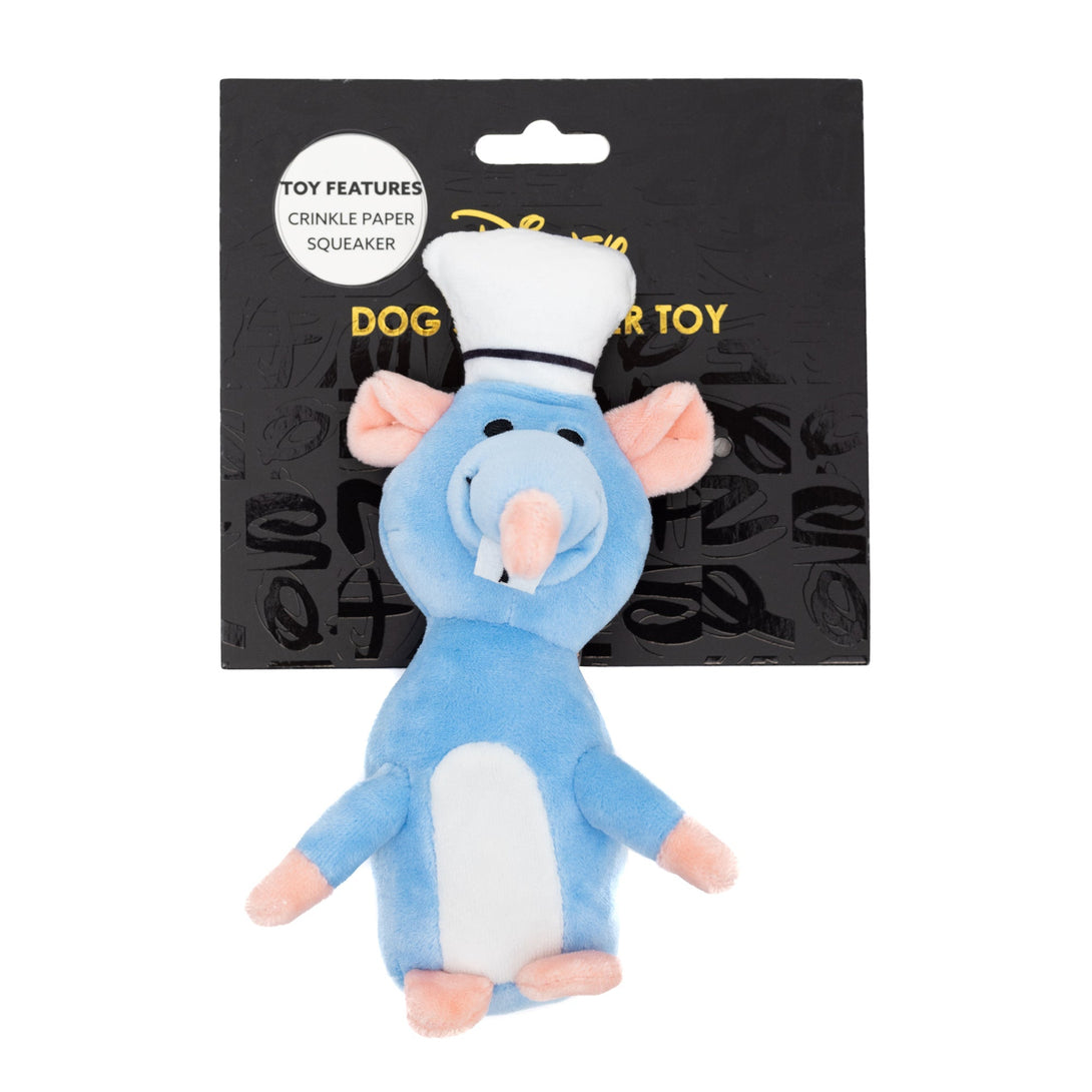 Disney Ratatouille Chef Remy Rat Plush Squeaky Dog Toy – Dog Toys by Buckle - Down