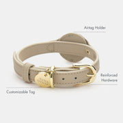 Dog Collar - Air Tag Enabled - Vegan Leather - Cupertino – Dog Collars by Nina Woof