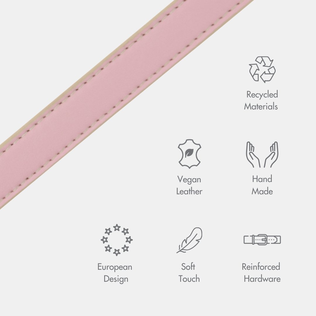 Dog Collar - Air Tag Enabled - Vegan Leather - Cupertino – Dog Collars by Nina Woof