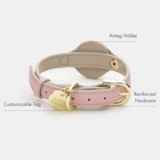 Dog Collar - Air Tag Enabled - Vegan Leather - Cupertino – Dog Collars by Nina Woof
