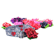 Dog Collar Flower Accessory - Red and White Kisses – Accessories by 2 Hounds Design