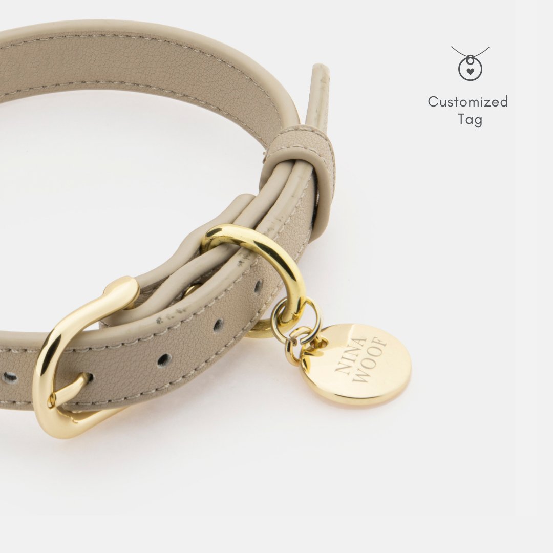 Dog Collar - Vegan Leather - Copenhagen – Dog Collars by Nina Woof