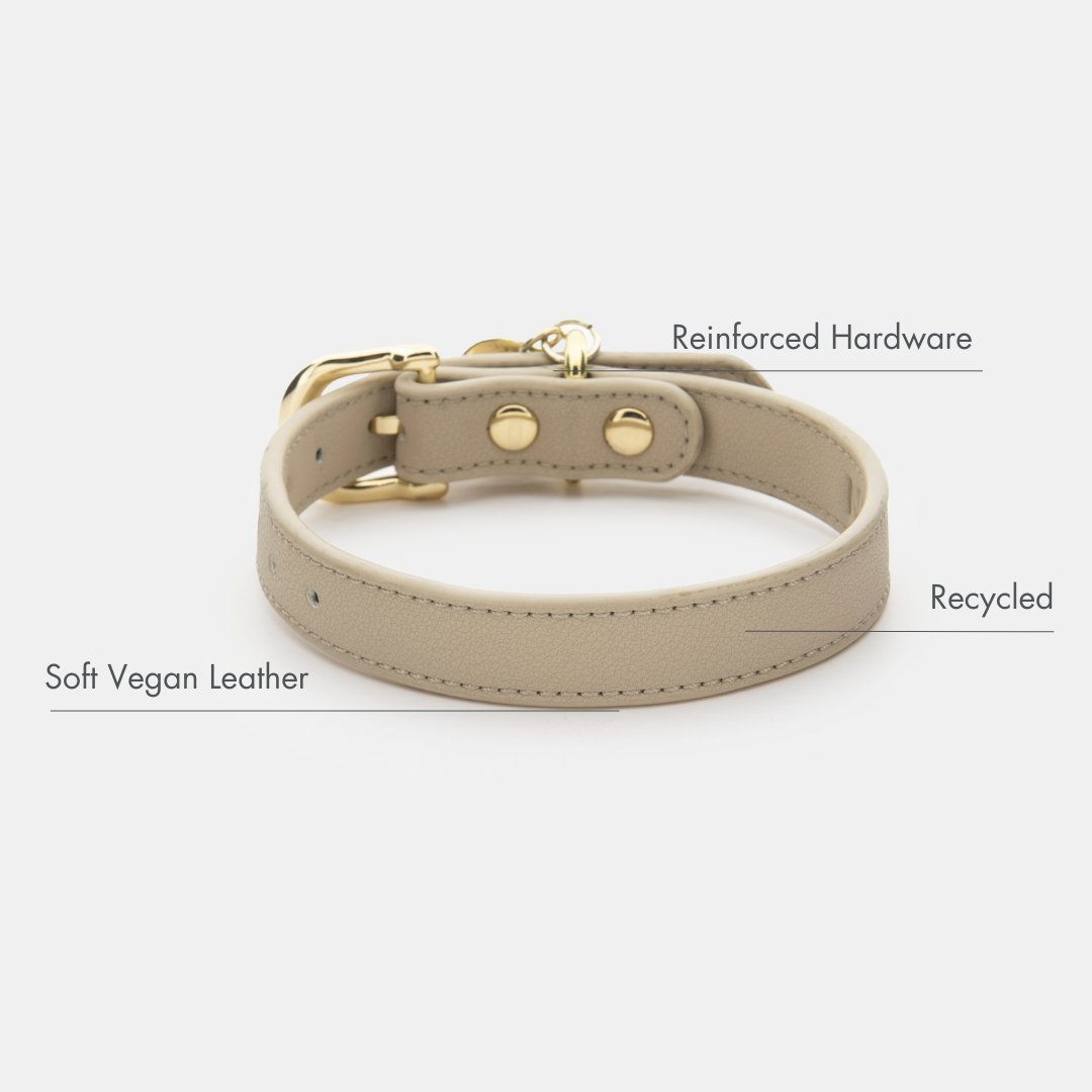 Dog Collar - Vegan Leather - Copenhagen – Dog Collars by Nina Woof