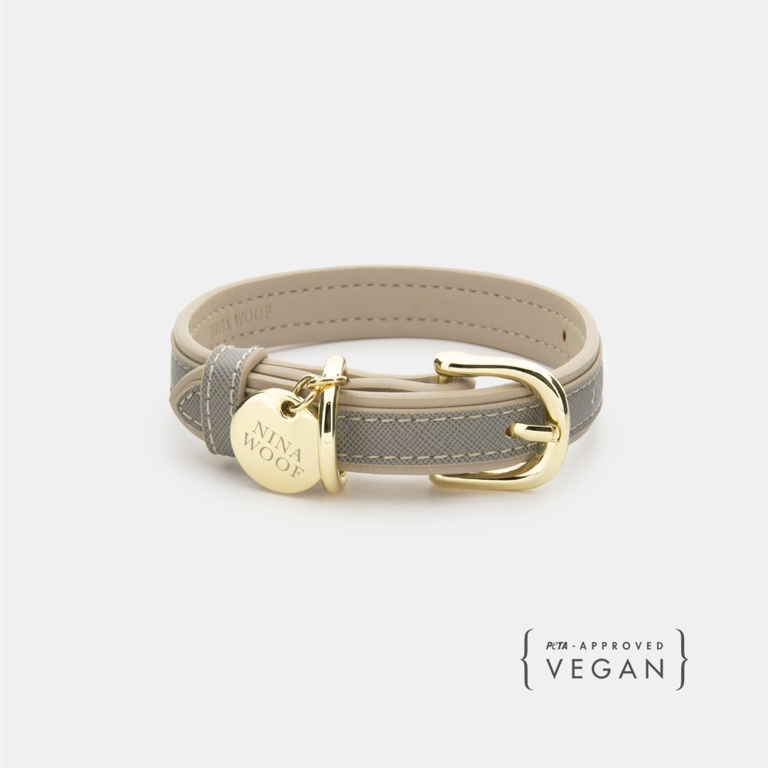 Dog Collar - Vegan Leather - London – Dog Collars by Nina Woof