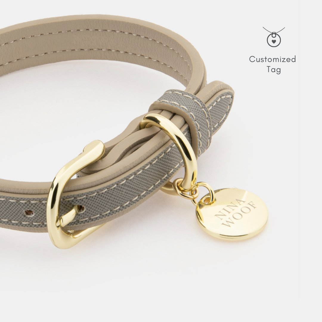 Dog Collar - Vegan Leather - London – Dog Collars by Nina Woof