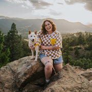 Dog Cotton Smiley Dog Tee – Shirts & Onesies by Sunbean