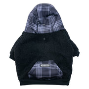Dog Hoodie - Black Plaid – Sweaters & Hoodies by Frenchie Bulldog