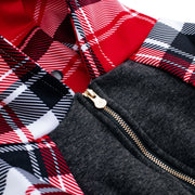 Dog Hoodie - Scarlet Plaid – Sweaters & Hoodies by Frenchie Bulldog
