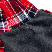 Dog Hoodie - Scarlet Plaid – Sweaters & Hoodies by Frenchie Bulldog