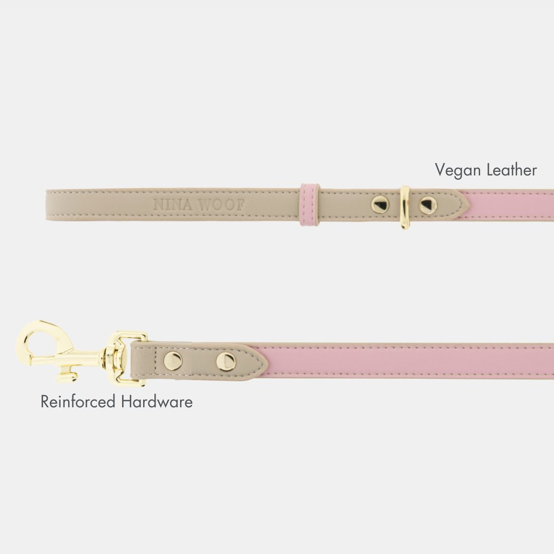 Dog Leash 4ft - Vegan Leather - Cupertino – Dog Leashes by Nina Woof