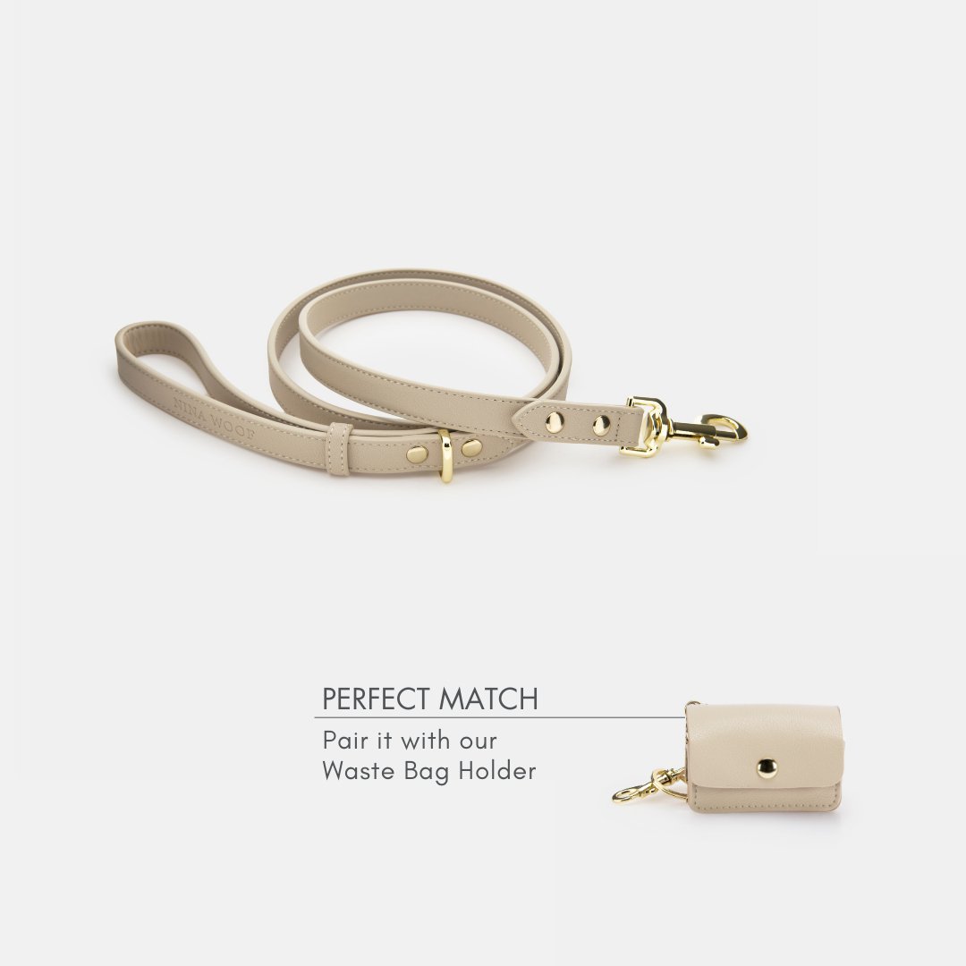 Dog Leash 4ft - Vegan Leather - Cupertino – Dog Leashes by Nina Woof