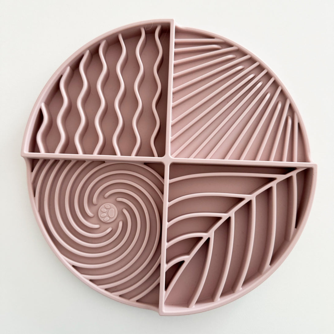 Dog Lick Mat Circle – Lick & Snuffle Mats by FURLOU