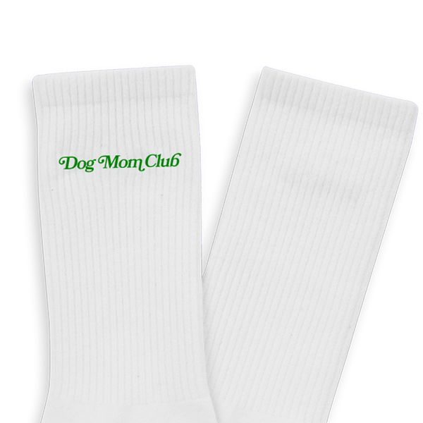 Dog Mom Club Socks - Green – Mens/Womens Accessories by TRILL PAWS