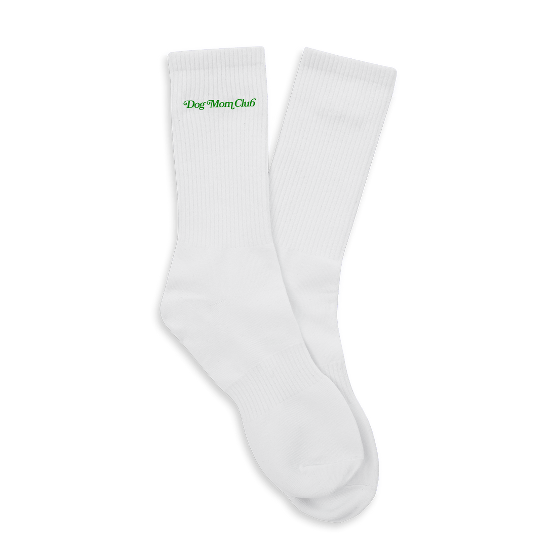 Dog Mom Club Socks - Green – Mens/Womens Accessories by TRILL PAWS