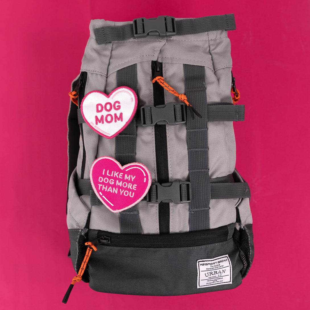 Dog Mom Heart Patch – Accessories by K9 Sport Sack