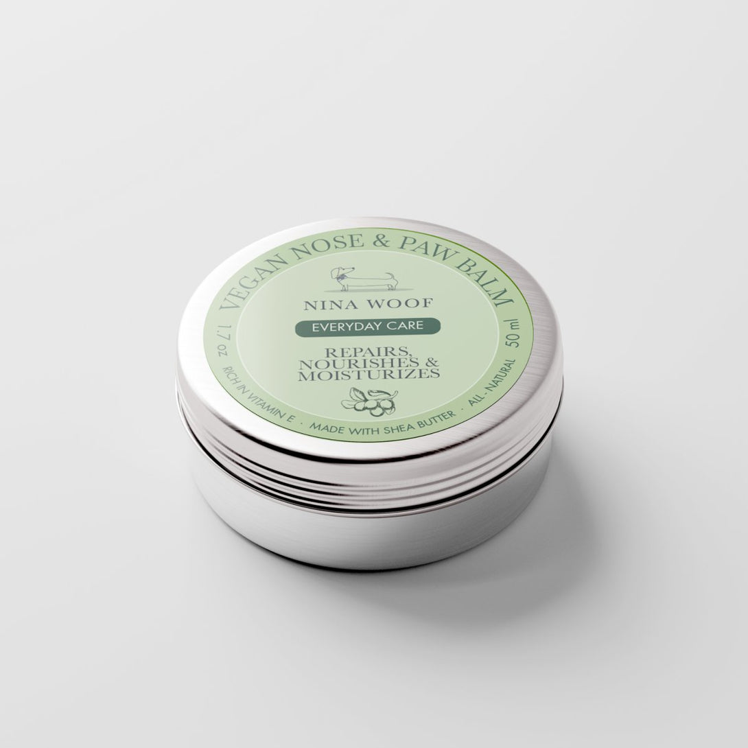 Dog Vegan Nose and Paw Balm – Dog Skincare & Paw Care by Nina Woof