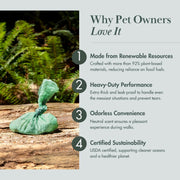 Dog Waste Bags - Plant Based – Dog Poop Bags & Dispensers by Nina Woof