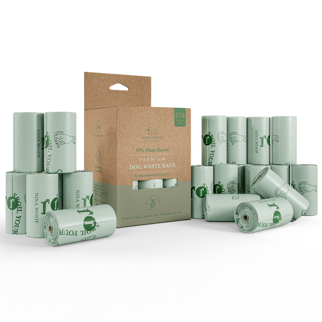 Dog Waste Bags - Plant Based – Dog Poop Bags & Dispensers by Nina Woof