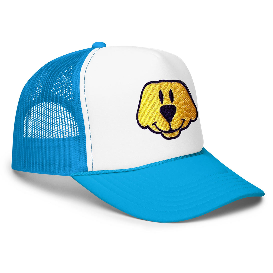 Doggi Smile Foam Trucker Hat – Mens/Womens Caps & Hats by WUFORIA