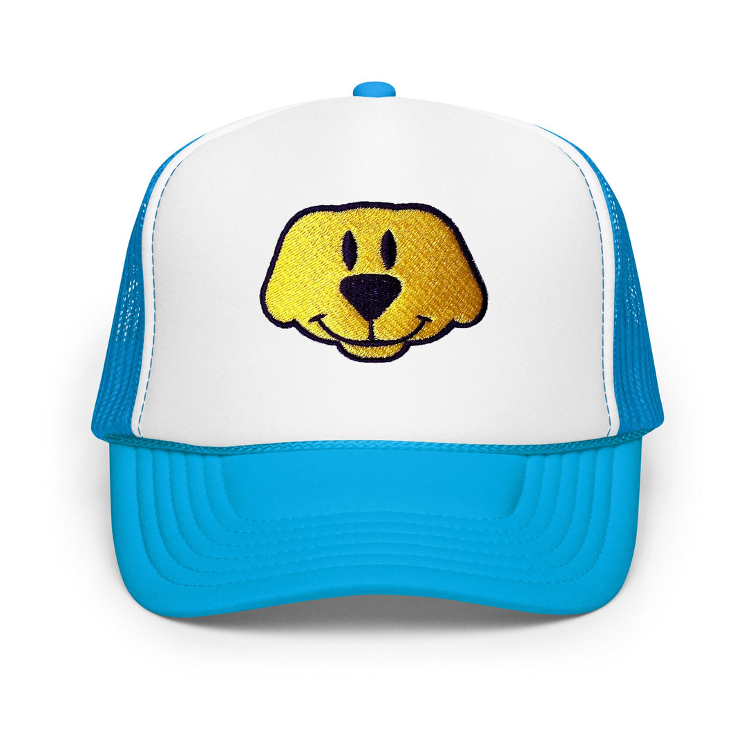 Doggi Smile Foam Trucker Hat – Mens/Womens Caps & Hats by WUFORIA