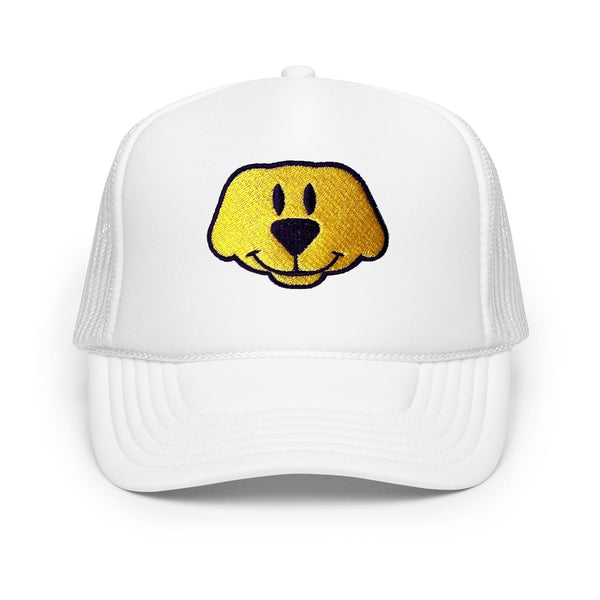 Doggi Smile Foam Trucker Hat – Mens/Womens Caps & Hats by WUFORIA