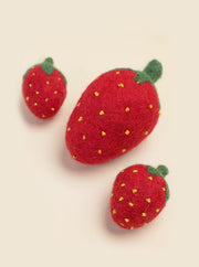 Doggy Strawberry Wool Dog Toy – Dog Toys by MODERNBEAST