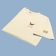 Dolce Fur Niente Embroidered Comfort Color T-Shirt – Mens/Womens T-Shirts by Velvet Snoot