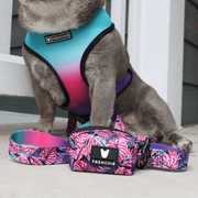 Duo Reversible Dog Harness - Tropical Palms – Dog Harnesses by Frenchie Bulldog