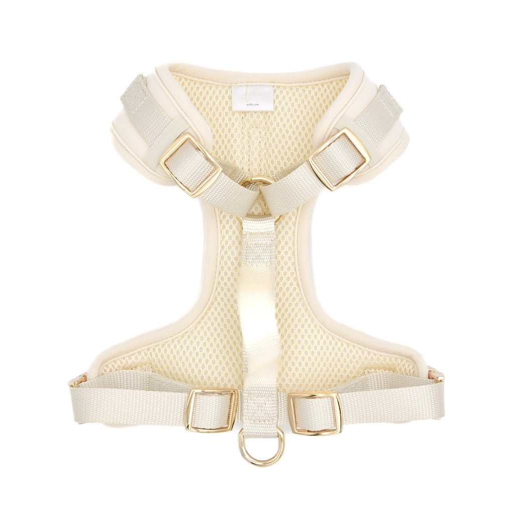 Elise Waterproof Dog Harness - Bone – Dog Harnesses by Fur Elise Pets