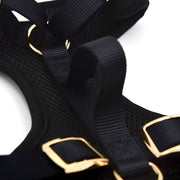 Elise Waterproof Dog Harness - Noir – Dog Harnesses by Fur Elise Pets