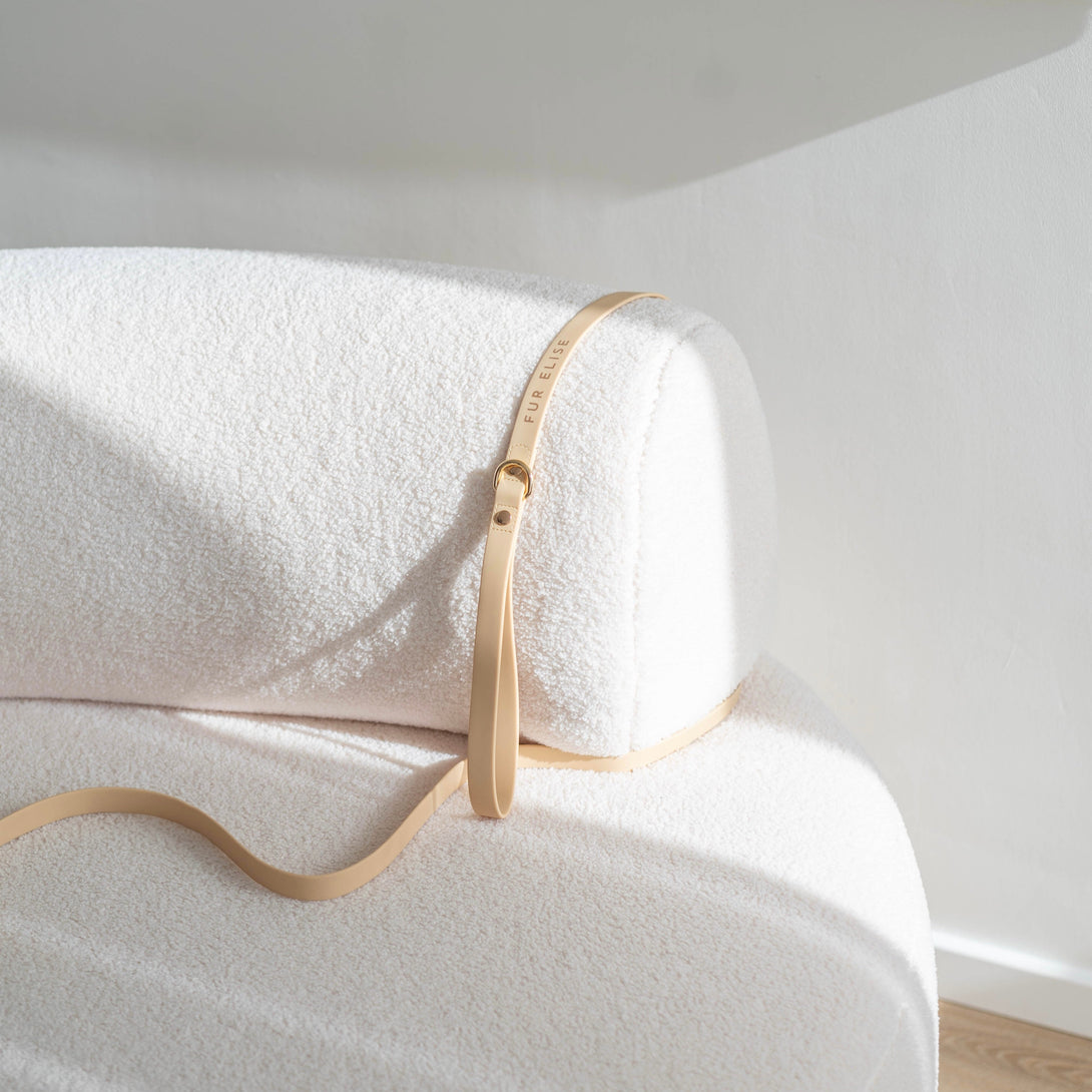 Elise Waterproof Dog Leash - Sand – Dog Leashes by Fur Elise Pets