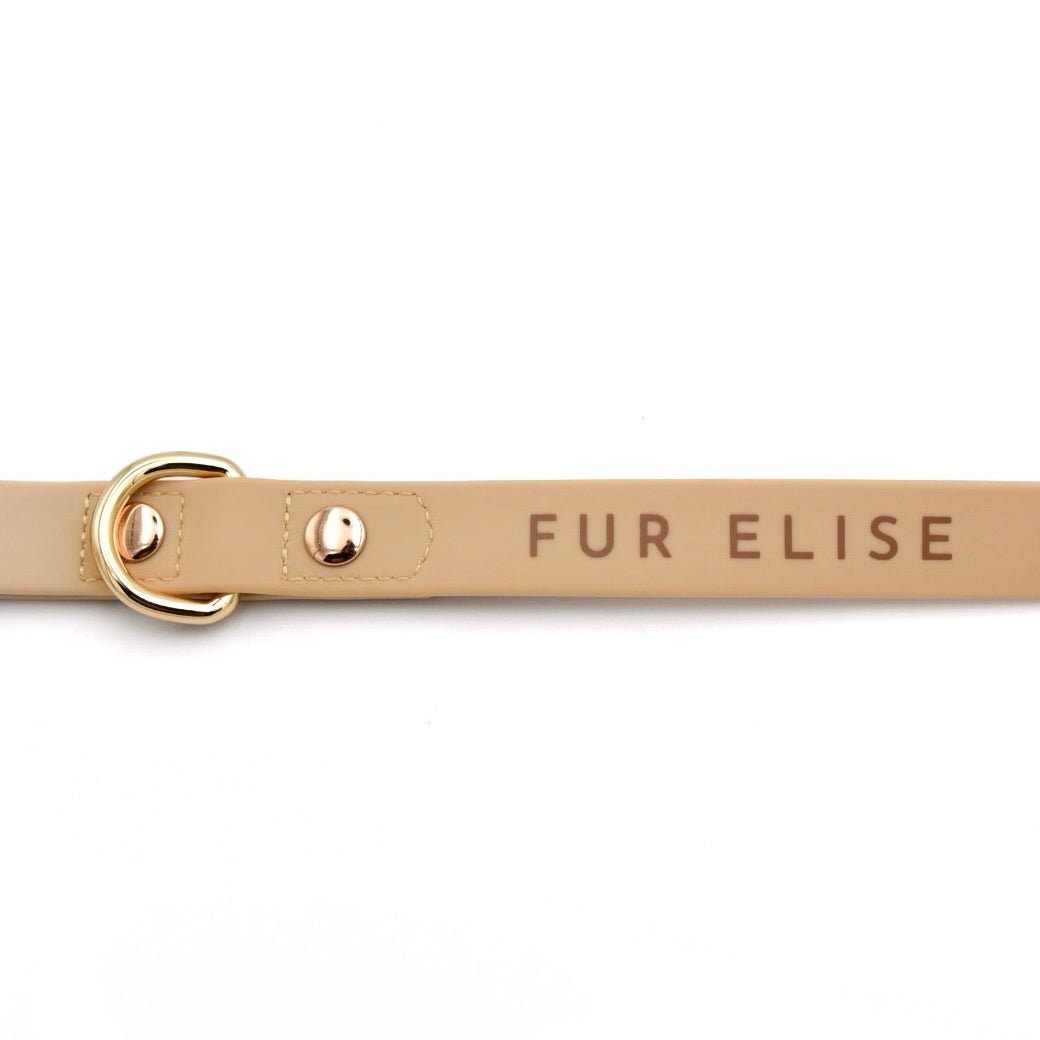 Elise Waterproof Dog Leash - Sand – Dog Leashes by Fur Elise Pets