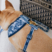 Final EDIT: Duo Reversible Dog Harness - Toile Blue – Dog Harnesses by Frenchie Bulldog