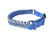 Fishtail Hand Braided Dog Collar in Lavender & Smoke – Dog Collars by Pawsh Pup Co.