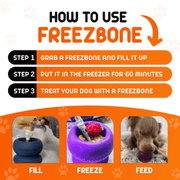 Freezball - Durable Fillable Dog Chew Bone – Dog Toys by Freezbone