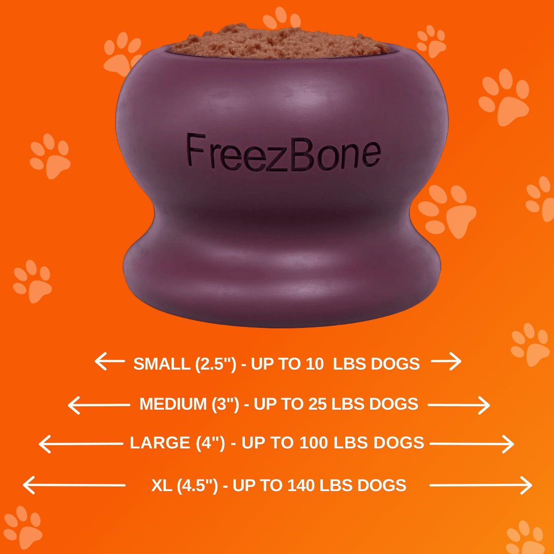 Freezball - Durable Fillable Dog Chew Bone – Dog Toys by Freezbone