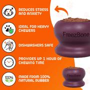 Freezball - Durable Fillable Dog Chew Bone – Dog Toys by Freezbone