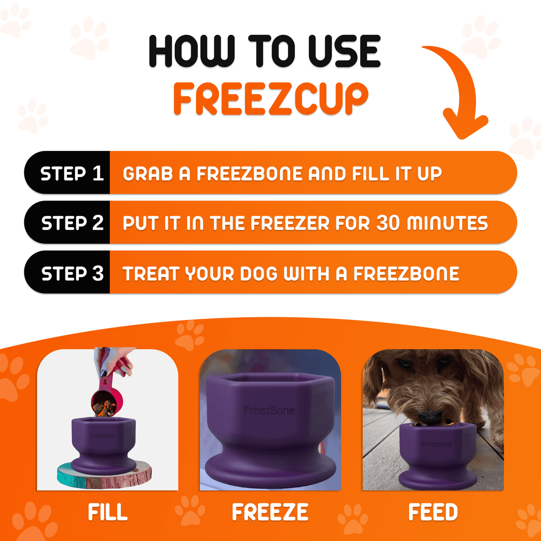 FreezCup - Long - Lasting Chew Fun Dog Toy – Dog Toys by Freezbone