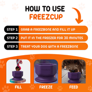 FreezCup - Long - Lasting Chew Fun Dog Toy – Dog Toys by Freezbone