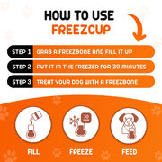 FreezCup - Long - Lasting Chew Fun Dog Toy – Dog Toys by Freezbone