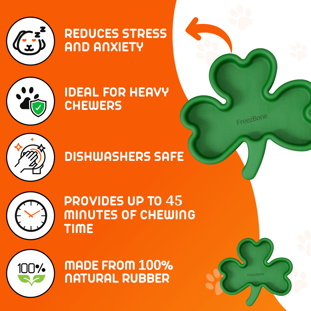 FreezShamrock - Premium Enrichment Dog Toy – Dog Toys by Freezbone