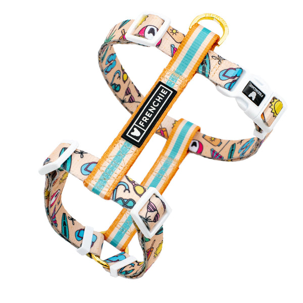 Frenchie Strap Dog Harness - Beach Bum